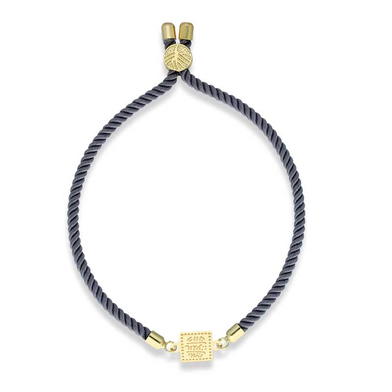 Gold String Bracelet 21KT - FKJBRL21KU1079 - Image 14