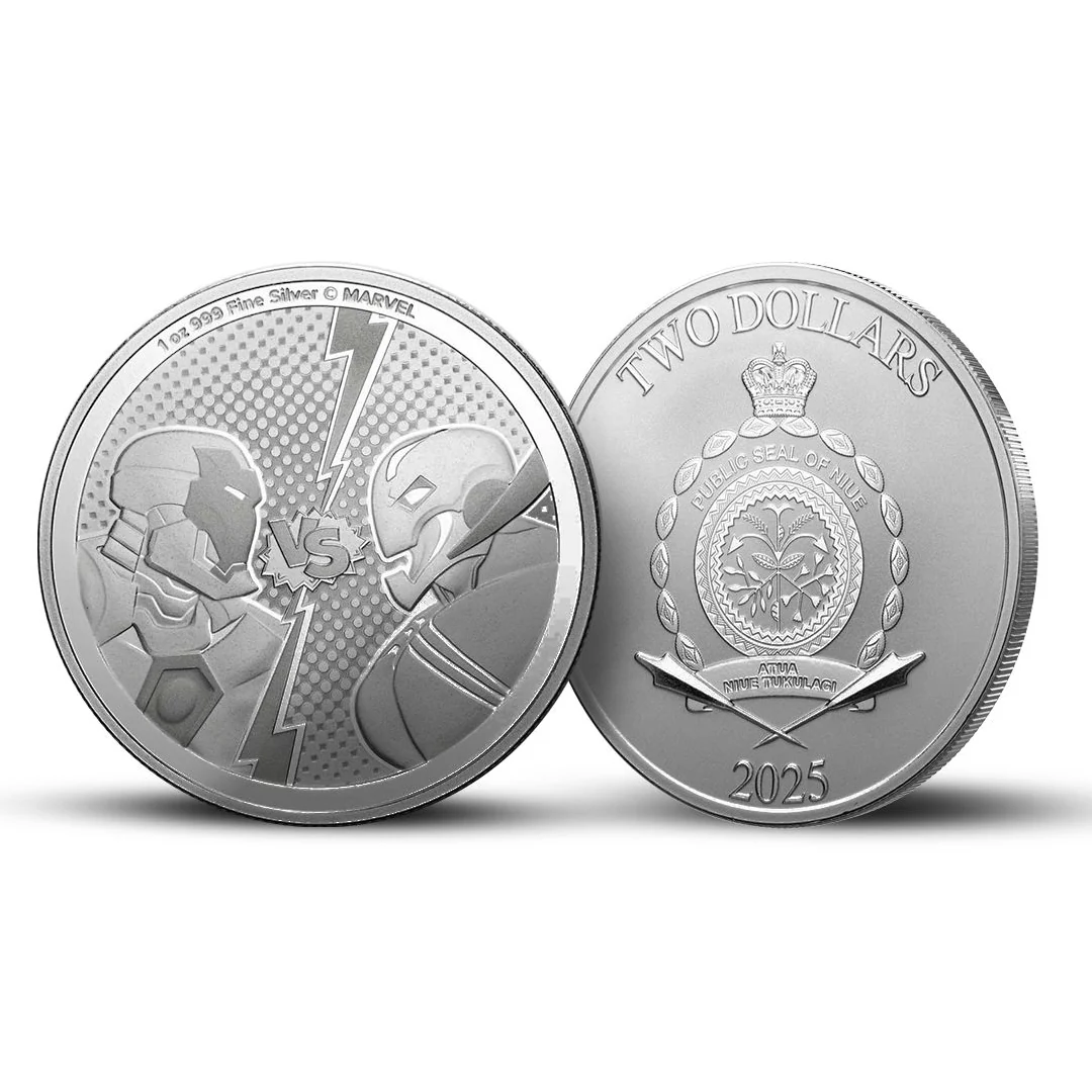 Marvel®- Iron Man vs. Ultron 1 Ounce Silver Coin - FKJCONSL6879 - Image 3