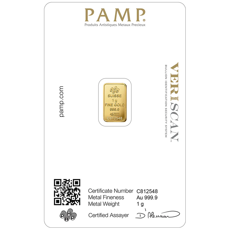 Pamp Suisse Queen Fortuna 1 Gram Gold Bar 24KT - FKJGBR2151 - Image 3