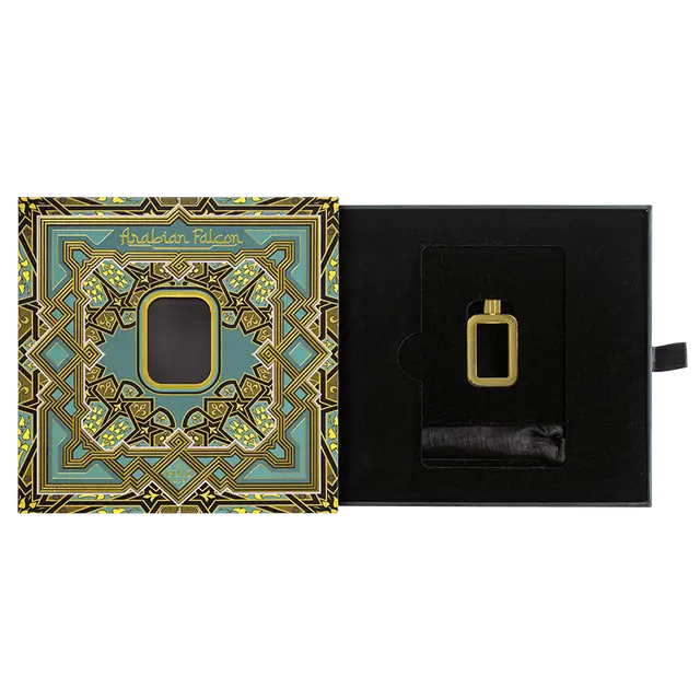 Pamp Suisse 5 Grams Arabian Falcon Gold Bar with Pendant Frame 24KT - FKJGBR24K2360 - Image 3