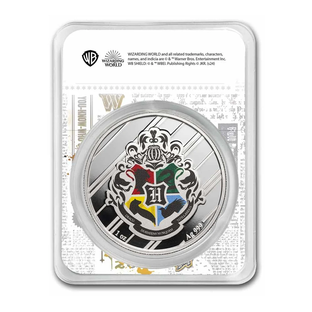 Ravenclaw Harry Potter House 1 Ounce Colorized Silver Coin - FKJCONSL6881 - Image 2