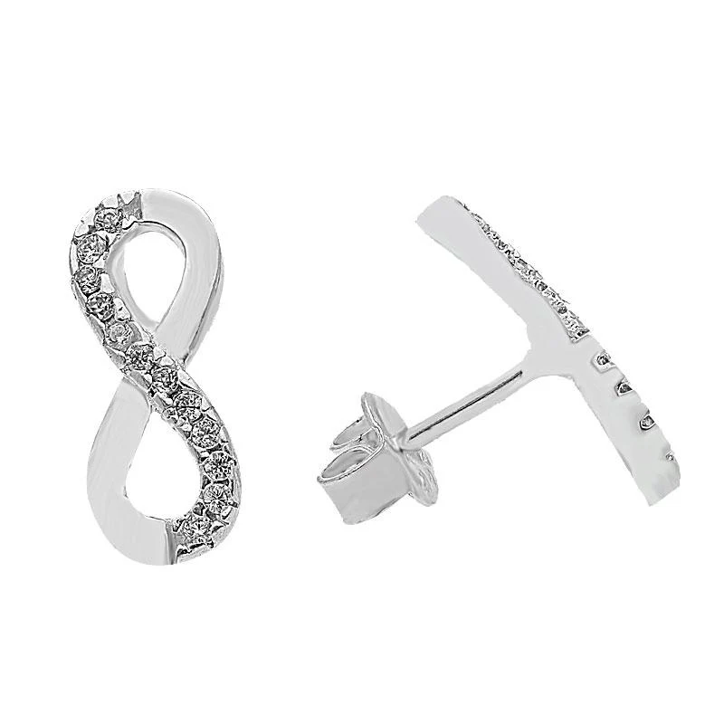Sterling Silver 925 Infinity Pendant Set (Necklace, Earrings and Ring) - FKJNKLST2007 - Image 4