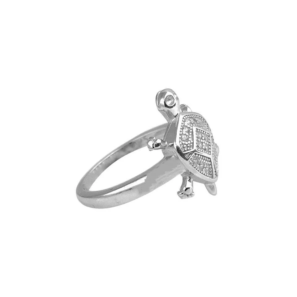 Sterling Silver 925 Tortoise Ring - FKJRN1786 - Image 2