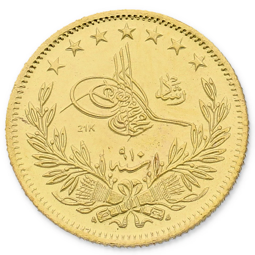 Turkish Lira 1.80 Grams Gold Coin 21KT - FKJCON21K2285 - Image 3